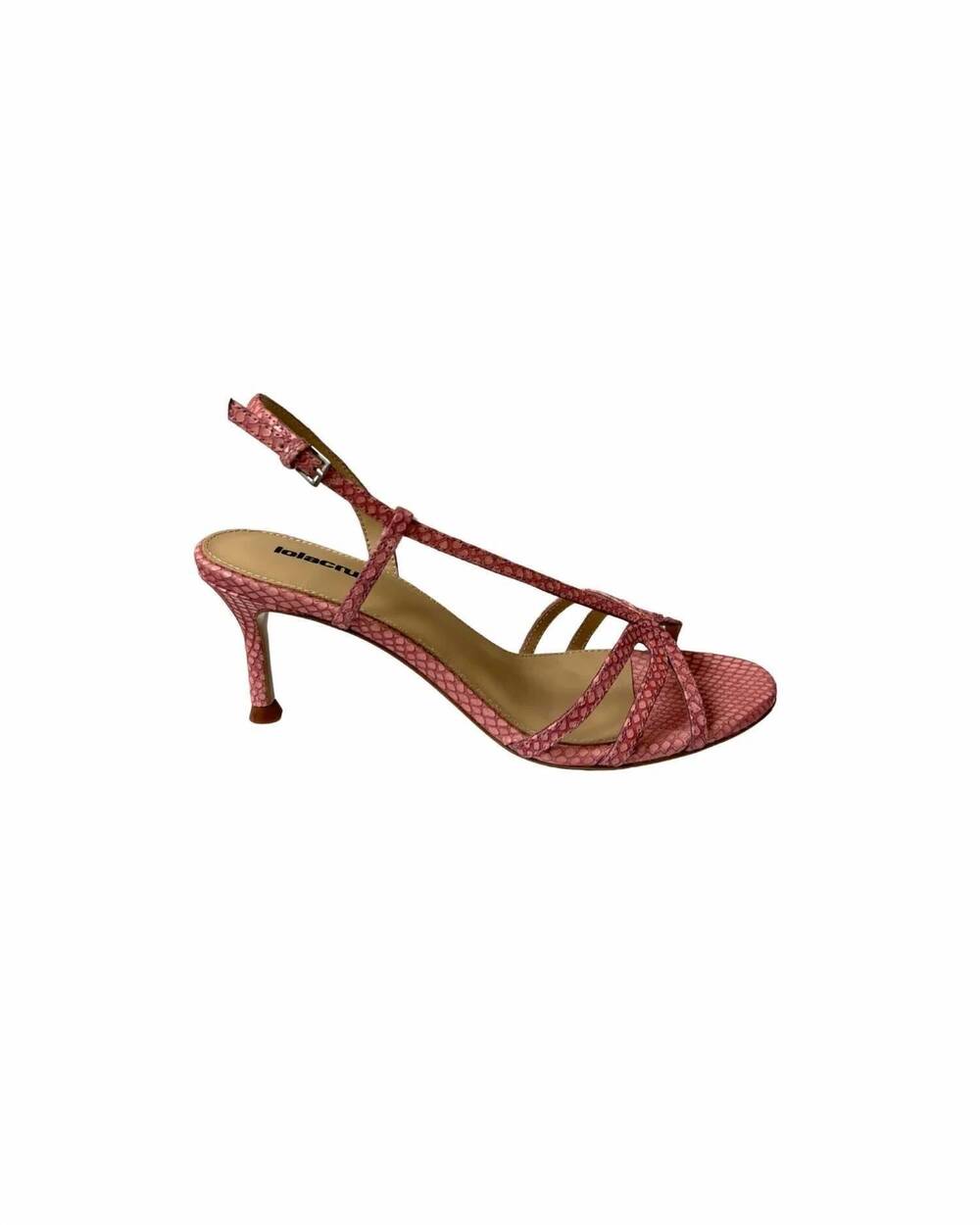 NEW LOLA CRUZ women's tati sandal in rosa